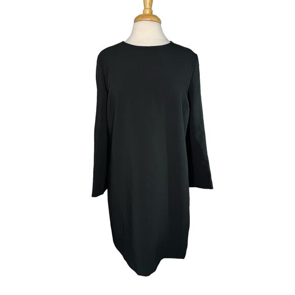 BANANA REPUBLIC *NEW* Black Long Sleeve Shift Dress Size 12 Womens - Picture 1 of 10